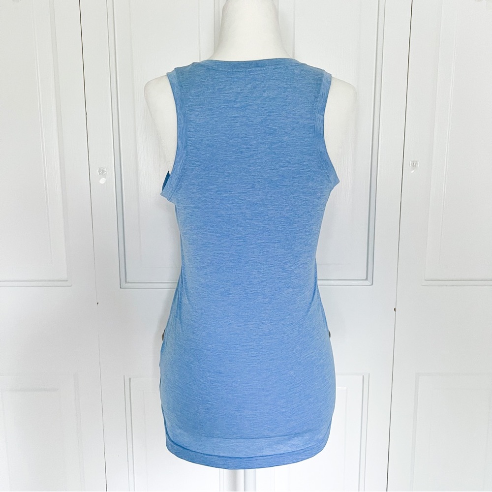 X Small Reebook Light Blue Workout Tank Top - Picture 3 of 3